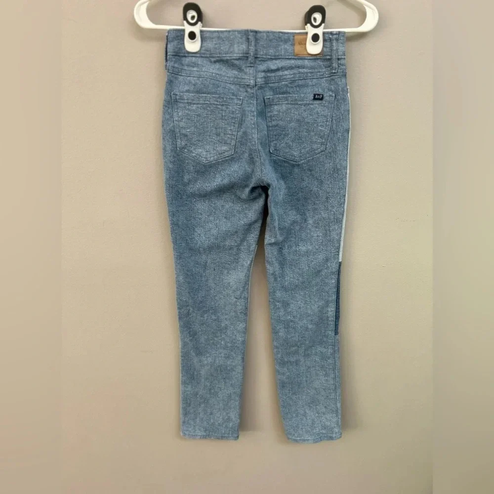 Abercrombie Kids Colorblock High Rise Straight‎ Jeans. Size 11/12 long